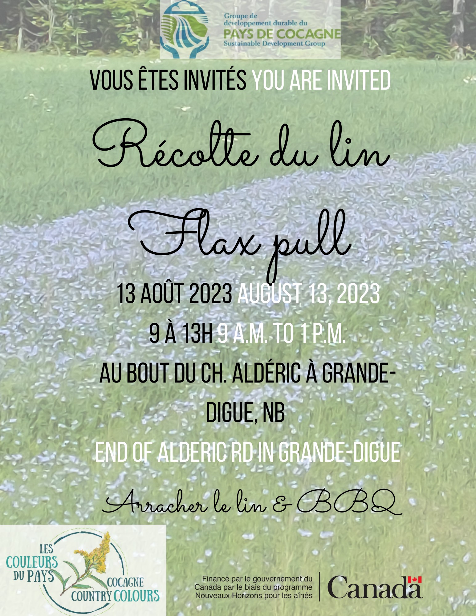 Récolte du lin